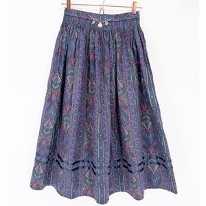 Cotton German Dirndl Skirt Original Alpen Trachten